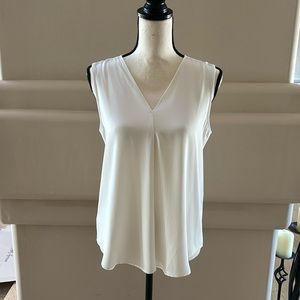 Ann Taylor Sleeveless Top. Ivory. Size Small. NWT.